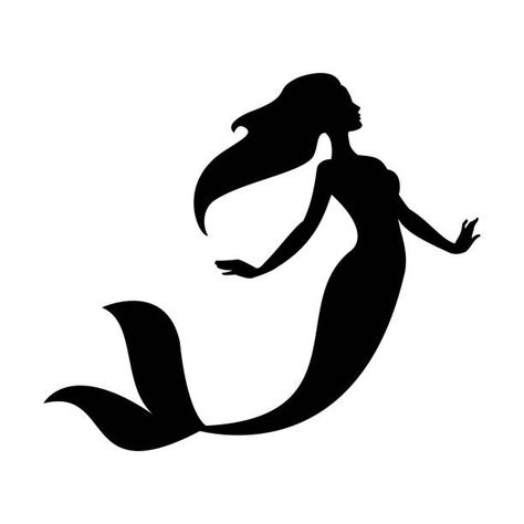 800 Mermaid Silhouette Illustrations, Royalty-Free Vector Graphics & Clip Art - iStock Art, Inspiration, Silhouette, Tatuajes, Mermaid Vector, Mermaid Illustration, Mermaid Silhouette, Mermaid, Silhouette Clip Art
