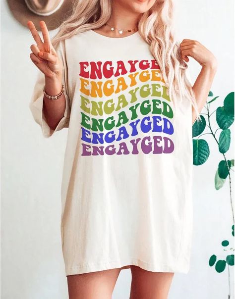 This Gender-Neutral Adult T-shirts item by PrideForAllKinds has 43 favorites from Etsy shoppers. Ships from United States. Listed on Oct 21, 2023 Shirts, Preppy Style, Bachelorette Shirts, Bachelorette, Engaged Shirts, Bride Shirts, Bridesmaid Shirts, Lgbt Wedding Attire, Lgbtq Wedding