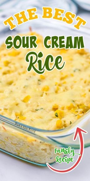 Rice, Recipes, Rice Dishes, Sour Cream, Find Recipes By Ingredients, Creamed Rice, Rice Recipes, Dishes, Flavors