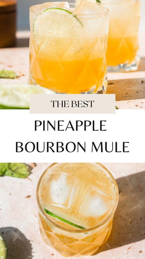 Smoothies, Margaritas, Wines, Summer Bourbon Cocktails, Drinks With Bourbon, Bourbon Drinks, Pineapple Alcohol Drinks, Bourbon Drinks Recipes, Bourbon Mixed Drinks