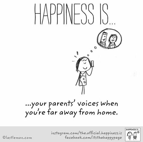 Happiness is hearing your parents voices when you are far away... Life Quotes, Inspirational Quotes, Make Me Happy Quotes, Happiness Is Family, What Makes You Happy, Happiness Is Quotes, Positive Quotes, Best Quotes, Positive Thinking