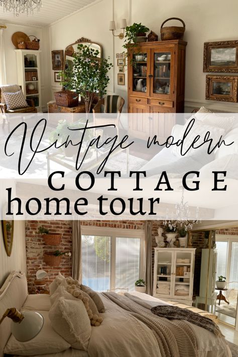 Home Décor, Bedroom Vintage, Modern Farmhouse, Country House Decor, Cottage Entryway, Country Cottage Living, Cottage Farmhouse Decor, French Country Farmhouse, Farmhouse Cottage