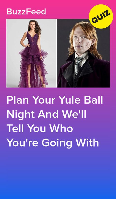 Plan Your Yule Ball Night And We'll Tell You Who You're Going With Ideas, Emo Style, Harry Potter, Harry Potter Quiz Buzzfeed, Harry Potter Quizzes, Harry Potter Quiz, Harry Potter Character Quiz, Harry Potter Yule Ball, Harry Potter Obsession