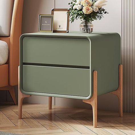 Amazon.com: Bed end Table with Drawer, Modern Bedside Desk, Tall Narrow Nightstand, Side Table, Bedside Table Assembled, Nightstand with Plenty of Storage, for Bedroom, Living Room (Color : Green, Size : 30x40x : Home & Kitchen Ikea, Home Décor, Bedroom Bedside Table, Kids Bedside Table, Nursery Nightstand, Bedside Table Design, Wood Bedside Table, Green Bedside Table, End Tables With Drawers
