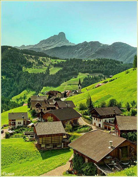 Architecture, Places, Italian Village, Italia, Picturesque, European Village, Mountain Village, Valley Village, Alpine Village
