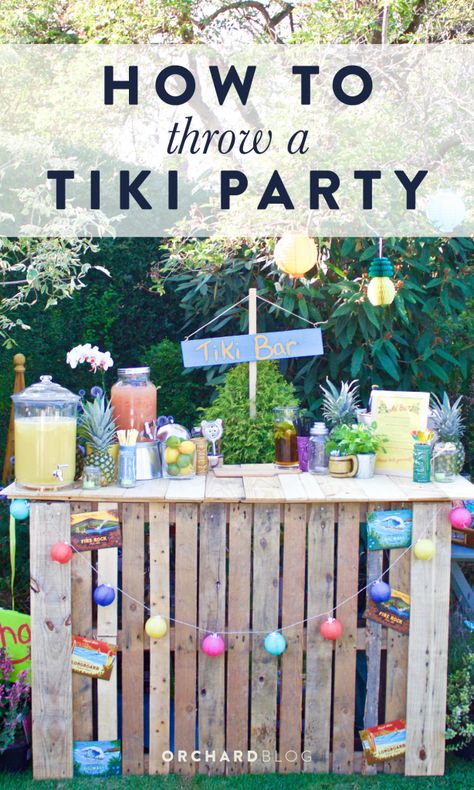 Tropical Party, Fiestas, Summer Garden Party, Garden Party Decorations, Festival Garden Party, Tiki Party, Garden Party, Luau Party, Garden Parties