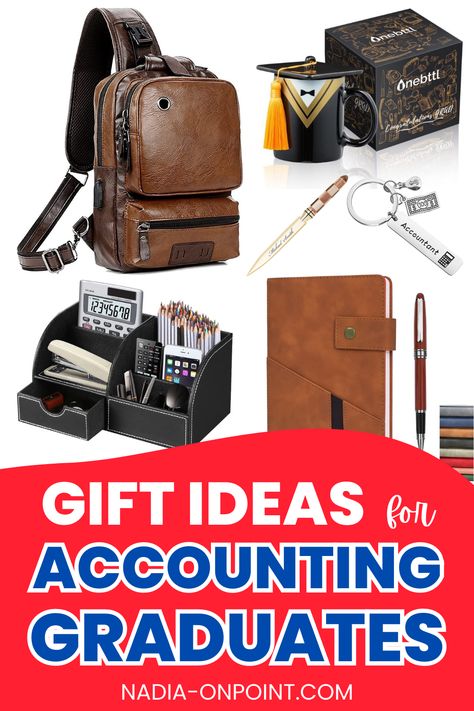 Trendy Gift Guides and Ideas! Are you looking for unique Gifts for Accounting Graduates? Here you will find some of the best gift ideas for accountant graduate. They will make excellent gift during an accounting graduate party. #accountingGraduate #giftideas #gifts #giftguide #accounting #accountant Graduation Gifts, Ideas, Gift Ideas, Gift Guide For Him, Accountant Gifts, Gift Ideas For Men, Memorable Gifts, Thoughtful Gifts, Giftideas
