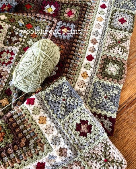 Plaid, Crochet, Haken, Tricot, Stricken, Afghan Crochet Patterns, Patrones, Pattern, Cute Crochet