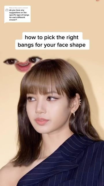 Ju on Instagram: "How to pick the best bangs for your face #hairhacks #koreanhair #kbeauty" Instagram, Korean Bangs, Korean Bangs Hairstyle, Asian Bangs, Round Face Bangstyle Long Hair, Best Haircuts, Bangs For Round Face, Asian Bangs Long Hair, Round Face Bangs