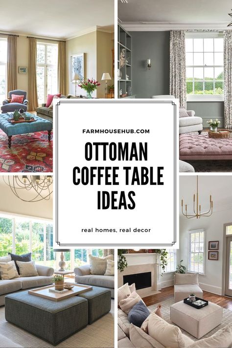 ottoman coffee tables Interior, Decoration, Sweet, St Andrews Fc, Den, Lauren, Type, Deco, Homey