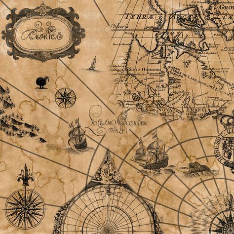 Mappy Bits - IMAGE FILES by Skullchick Tattoo, Nautical, Sleeve Tattoos, Tattoos, Pirate Tattoo, Map Tattoos, Travel Tattoo, Pirate Treasure, Pirate Maps