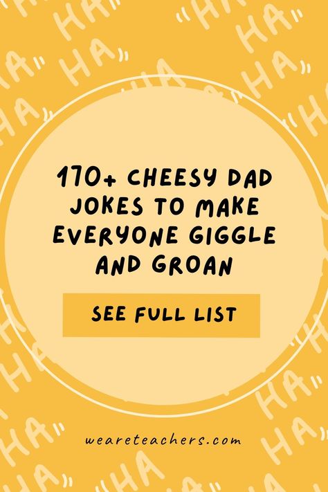 Need a good laugh? We've put together this list of hilariously cheesy dad jokes for kids that will have everyone chuckling. Humour, Happiness, Ideas, Play, Inspiration, Design, Funniest Dad Jokes Hilarious, Funny Dad Jokes, Funny Cheesy Jokes