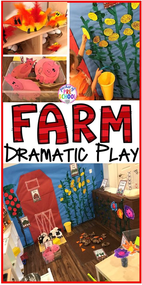 Pre K, Play, Farm Activities Preschool, Farm Preschool, Farm Activities, Farm Lessons, Farm Animals Preschool, Farm Kindergarten, Farm Theme Preschool