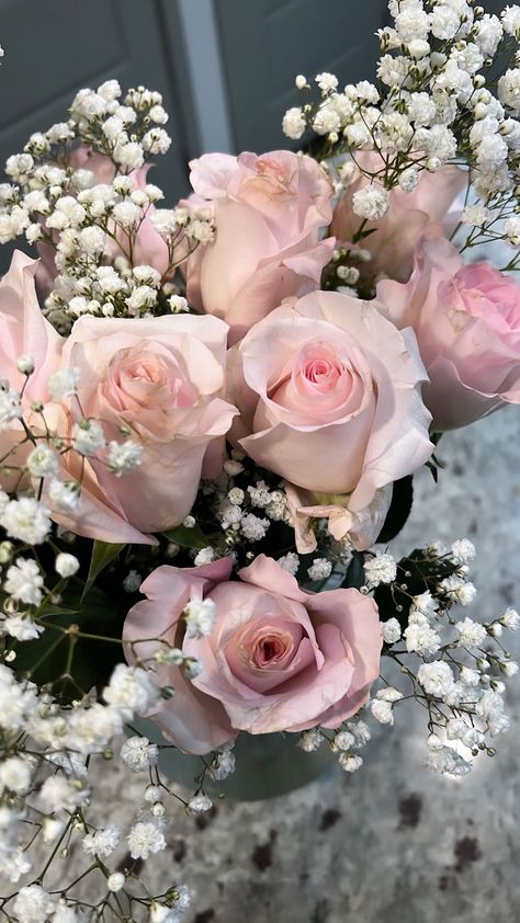 Roses, Floral, Bouquets, Pink Roses, Pink Flower Arrangements, Pink Flower Bouquet, Pink Flowers, Pink Rose Bouquet, Pink And White Flowers