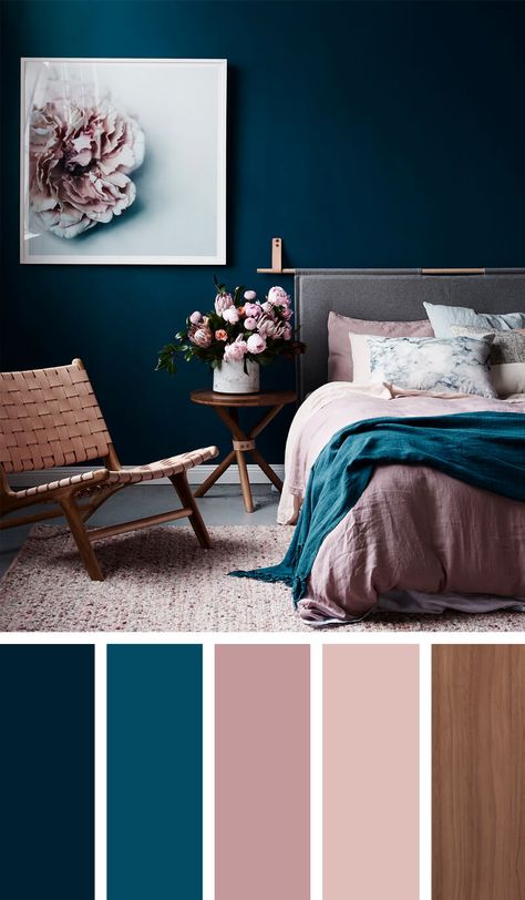 12 Best Bedroom Color Scheme Ideas and Designs for 2022 Bedroom Décor, Home Décor, Room Color Schemes, Room Colors, Bedroom Color Schemes, Bedroom Paint Colors, Best Bedroom Colors, Home Decor, Bedroom Decor