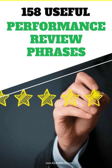 158 Useful Performance Review Phrases | Cleverism Inspiration, Promotion, Job Career, Job Advice, Employee Development, Employee Performance Review, Performance Review Tips, Evaluation Employee, Job Interviews