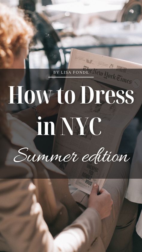 The ultimate guide on how to dress in NYC in 2023 + the best and cutest outfit ideas to look expensive in New York. New York summer style. New York outfits casual. New York going out outfits. New York outfits aesthetic. Casual, Outfits, Summer, York, Ideas, What To Wear In New York, New York Clothes, Nyc Summer Outfits, New York Outfits