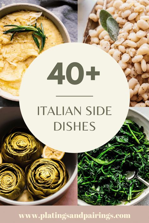 Side Dishes, Side Dishes Easy, Side Dish Recipes, Side Dish, Dinner Side Dishes, Dinner Dishes, Italian Side Dishes For A Crowd, Side Dish Vegetable Recipes, Side Salad Italian