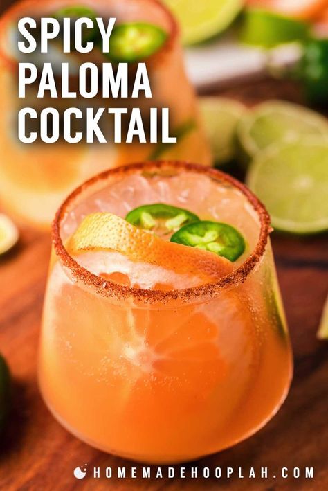 Tequila, Tequila Cocktails, Tequila Drinks, Yummy Alcoholic Drinks, Spicy Cocktail, Mixed Drinks Recipes, Drinks Alcohol Recipes, Cocktail Drinks Recipes, Yummy Drinks