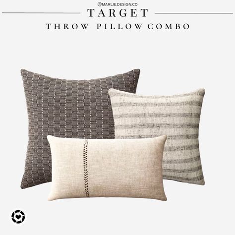 Design, Interior, Decoration, Inspiration, Beige Throw Pillows, Neutral Throw Pillows, Grey Throw Pillows, White Throw Pillows, Tan Throw Pillow