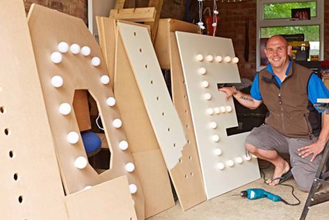 Decoration, Diy, Diy Marquee Letters, Marquee Letters, Cardboard Letters, Marquee Lights Diy, Lighted Marquee Letters, Marquee, Diy Wedding Letters