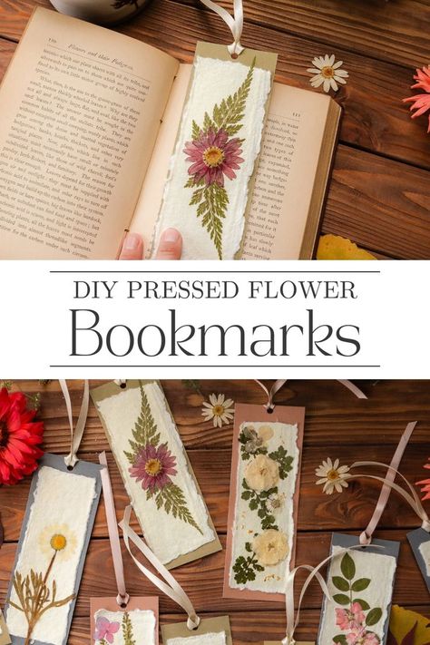 Pressed Flower Bookmarks, Sugar Maple Farmhouse