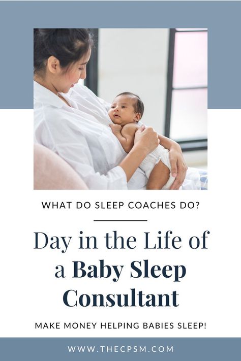 Interested in starting a sleep consulting business but asking yourself, what does a sleep consultant do all day?  Read this post for a look into a day in the life of a baby sleep coach.  Sleep consultants can work virtually or in-person, and have the freedom to be their own boss and set their own schedule.  It's the perfect stay at home mom job and flexible work from home job.  Earn an income online helping babies sleep!  sleep training babies I stay at home mom jobs Coaching, Reading, Baby Sleep Consultant, Sleep Consultant, Help Baby Sleep, Stay At Home Mom, Mom Jobs, Work From Home Jobs, Stay At Home
