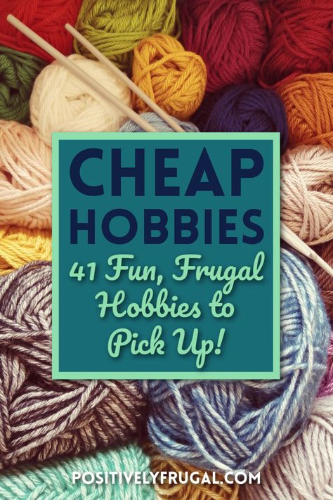 Cheap hobbies are an excellent way to keep your budget in check while still having fun! Organisation, Diy, Frugal Living Tips, Frugal Tips, Frugal Habits, Cheap Hobbies, Money Frugal, Budget Friendly, Budgeting