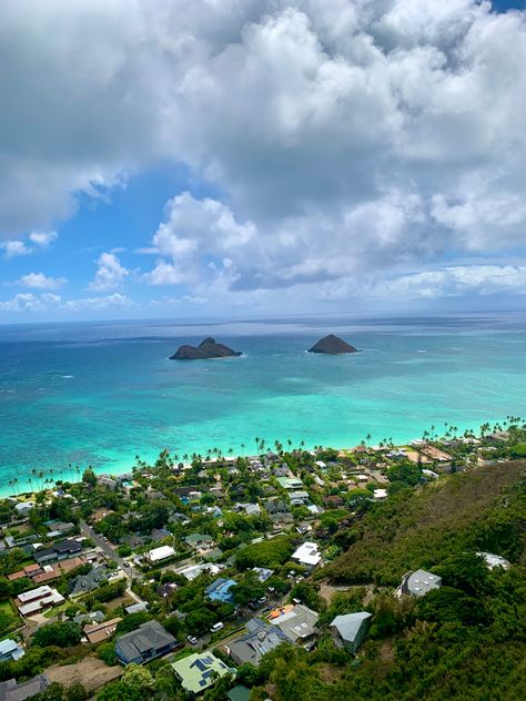 Lanikai Pillowbox hike and beach, O’ahu, Hawaii #lanikai #lanikaibeach #hike #travel #nature #blue #ocean #water #green Wanderlust, Nature, Oahu, Outdoor, Maui, Islands, Beach, Ocean Water, Honolulu