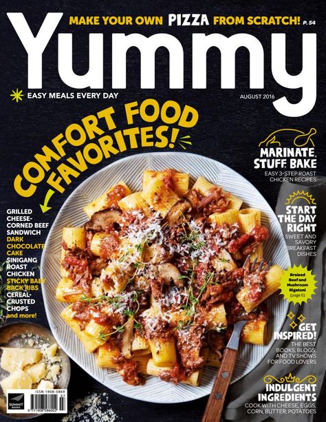 Yummy august 2016 by read_m11333 - issuu Lunches And Dinners, Foods, Food Covers, Food Magazine, Food Menu, Foodie, Food Magazines Cover, Food, Food Lover