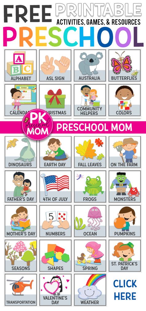 Over 500+ FREE Preschool Worksheets! These FREE Preschool Worksheets are great for your Preschool Classroom! You'll find alphabet letters, numbers, colors, shapes, preschool math worksheets, and more! via @prekmoms Montessori, English, Pre School Lesson Plans, Pre K, Preschool Lesson Plans, Preschool Curriculum Free, Preschool Learning Activities, Preschool Worksheets Free, Teaching Preschool