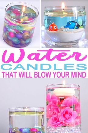 Crafts, Diy, Home-made Candles, Water Candles Diy, Making Candles Diy, Candle Projects, Diy Candles, Homemade Candles, Water Candle
