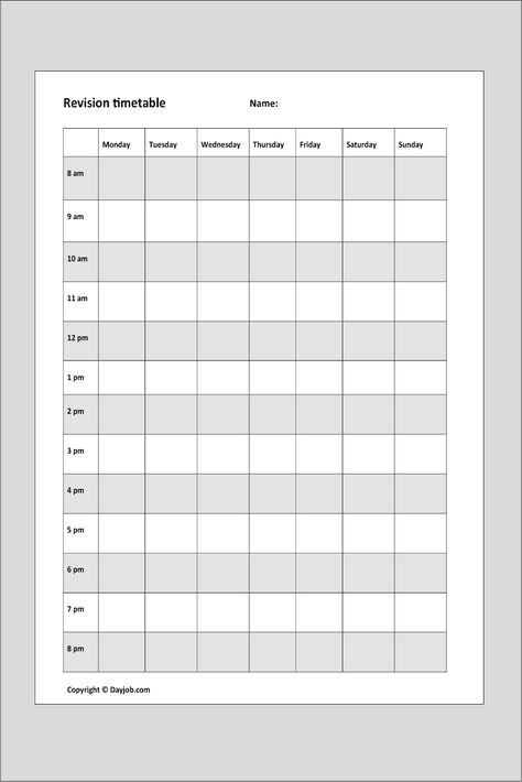 free revision timetable. study, school, university, college Organisation, Exam Revision, Exam Timetable Ideas, Revision Plan, Revision Timetable Template, Gcse Revision Timetable, Revision Timetable, A Level Revision, Exam Study Tips
