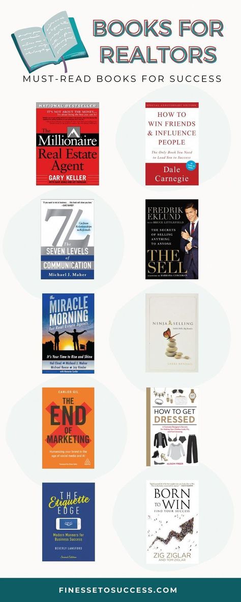 Want to achieve success in real estate? Here are the 10 best books for real estate agents looking to take their career to the next level. Inspiration, Motivation, Instagram, Real Estate Tips, Reading, Real Estate Investing Books, Recommended Books, Entrepreneurial Skills, Real Estate Advice
