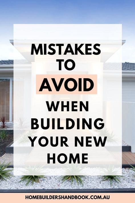 Mistakes To Avoid When Building Your New Home House Plans, Home, Home Building Tips, Home Builders, New Home Builders, Building A New Home, Next At Home, Modern Farmhouse Plans, Dream House Plans