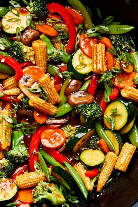 We love this easy veggie stir fry for its delicious homemade sauce and super customizable ingredient list. Make a pot of rice, and dinner is served! Stir Fry, Ideas, Easy Vegetable Stir Fry, Vegetable Stir Fry, Vegetable Stir Fry Sauce, Vegetable Stir Fry Rice, Stir Fry Vegetables Healthy, Stir Fry Vegetables, Veggie Stir Fry