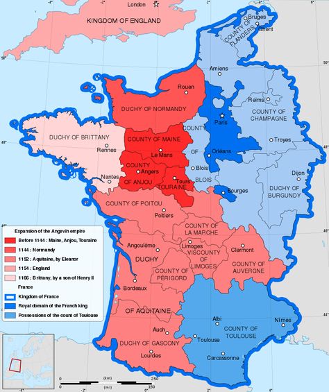 (1144-1166) Expansion of the Angevin Empire Nantes, England, Normandy, Rennes, Empire, Aquitaine, Belgium, Historical Maps, France Map
