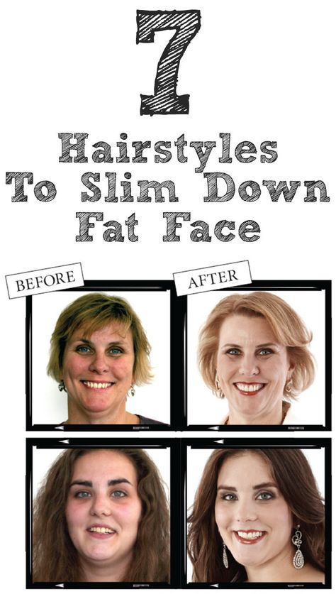 7 Hairstyles To Slim Down Fat Face Outfits, Haircut To Slim Face, Slimmer Face, Fat Face Haircuts, Hairstyles For Fat Faces, Round Face Haircuts, Round Face Shape, Hair To One Side, How To Slim Down