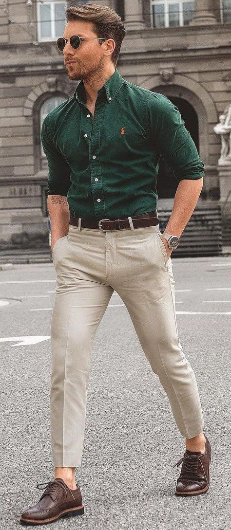 Men's Fashion Styles, Casual, Mens Business Casual Outfits, Mens Casual Dress Outfits, Formal Men Outfit, Mens Casual Dress, Men's Dress Shirts, Men Stylish Dress, Mens Casual Outfits Summer