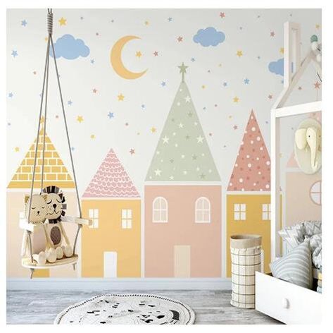Child's Room, Nursery Wallpaper, Kids Room Wallpaper, Kids Wall Murals, Kid Room Decor, Kids Room, Kids Bedroom, Playroom Mural, Bedroom Murals