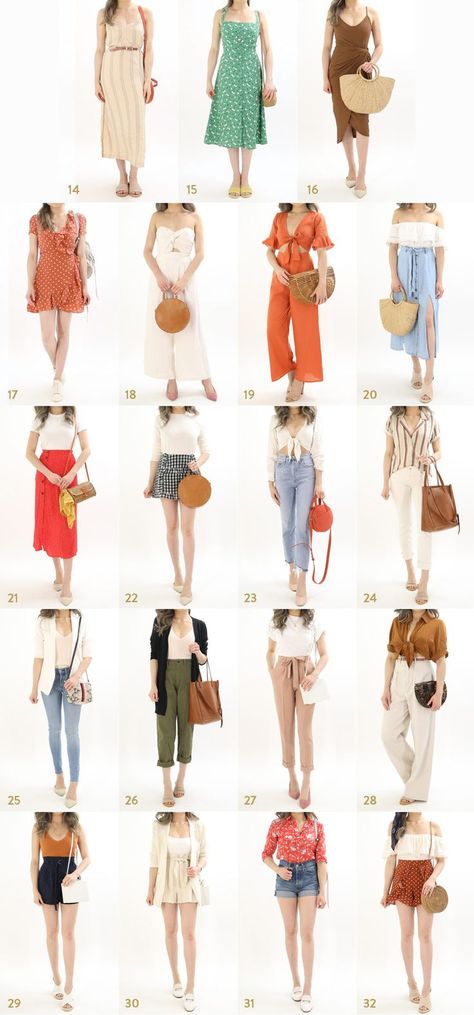 Casual, Outfits, Summer Vacation Outfits, Travel Outfits Spring, Summer Holiday Outfits, Vacation Outfits, Travel Outfit Summer, Trip Outfits, Comfy Travel Outfit