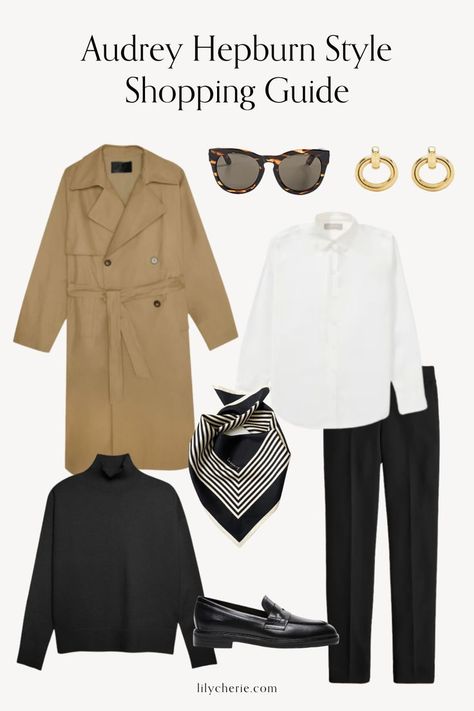 In this post I’m sharing the best clothing staples to get Audrey Hepburn style. From black loafers to circle skirts, here is everything you’ll need to curate your wardrobe like the iconic actress and humanitarian. Plus her beauty and lifestyle essentials! Fashion, Audrey Hepburn, Style, Outfit, Moda, Styl, Fashion Outfits, Paris Outfits, My Style