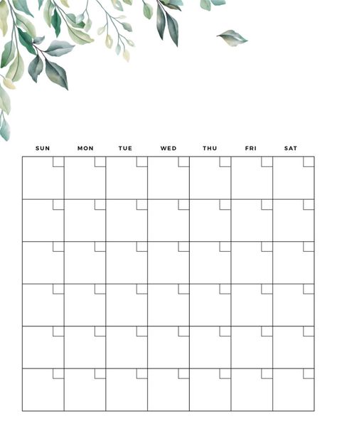 Diy, Organisation, Planners, Monthly Planner Template, Monthly Calendar Template, Monthly Planner Printable, Monthly Calendar Printable, Blank Monthly Calendar Template, Calendar Template