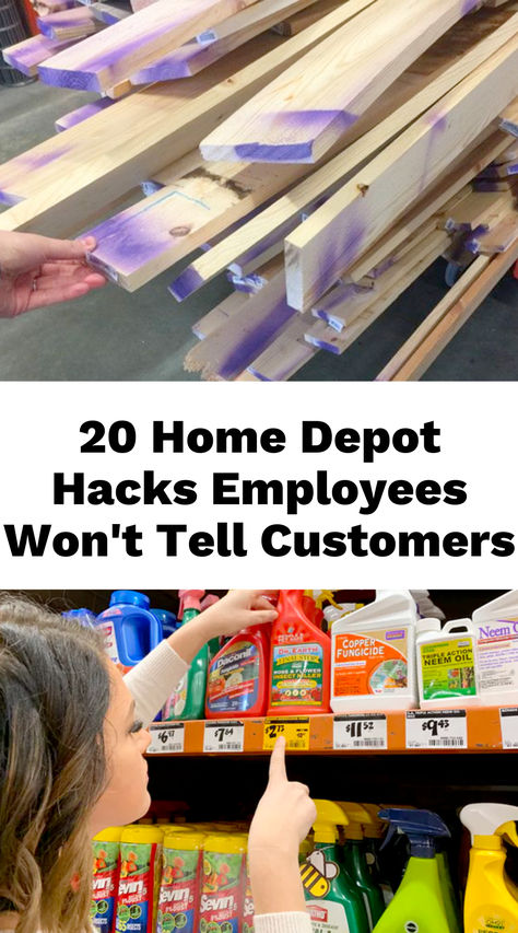 By knowing these quick tricks, you could save a lot of money at Home Depot. Useful Life Hacks, Apps, Life Hacks, Garages, Hacks, Lot, Care, List, Handy