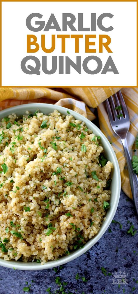 Healthy Recipes, Brunch, Side Dishes, Quinoa, Garlic Butter, Garlic Bread, Quinoa Recipes Side Dish, Quinoa Dishes, Quinoa Recipes