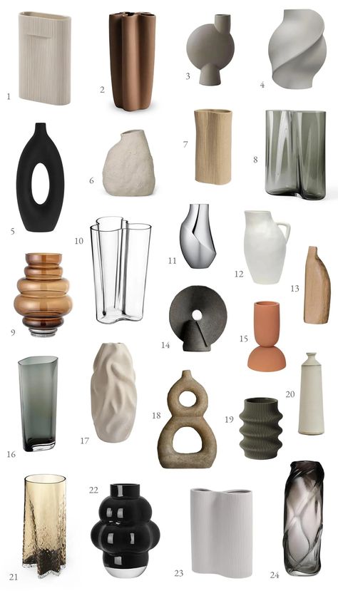Ceramics, Contemporary Vases, Vase Set, Vase Design, Ceramic Bottle, Modern Vase, Vase For Flowers, Decorative Vases, Vase Shapes