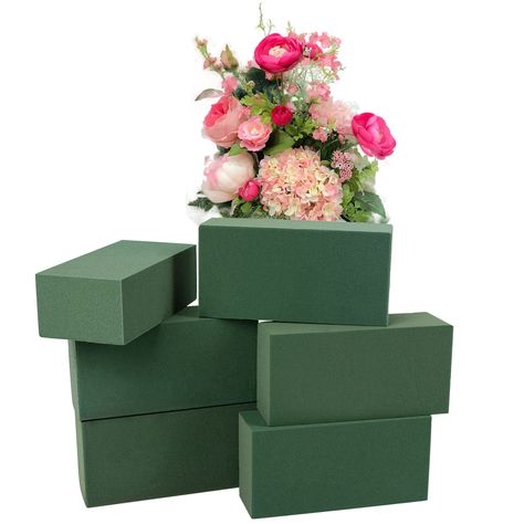 PRICES MAY VARY. Floral Foam can be used for both natural and artificial flower arrangements. Each green flower foam blocks for crafts is easy to cut into whatever shape needed making it one of the main flower arranging supplies that a florist uses. Each FLORESSQ floral foam will hold the most water to ensure that your floral arrangements will stay fresh longer. Similar to the oasis floral foam, FLORESSQ is an essential for flower arrangements supplies. It is also of great quality for as floral Floral, Floral Arrangements, Decoration, Floral Foam, Artificial Flower Arrangements, Flower Oasis, Fresh Flower Bouquets, Flower Arrangements, Floral Supplies