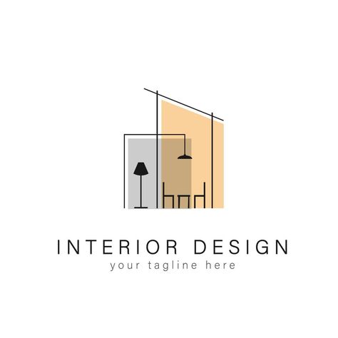 Branding Design, Design, Logos, Interior, Interior Design Logo Inspiration, Interior Designer Logo, Interior Designer Business Card, Interior Logo, Real Estate Logo Design