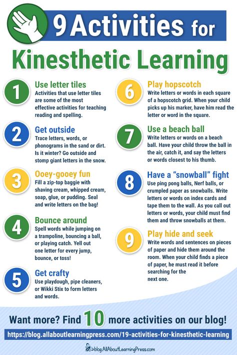 FUN activities for kinesthetic ways to practice reading and spelling! Pre K, Educational Activities, Learning Disabilities, Teaching Strategies, Learning Strategies, Learning Styles Activities, Teaching Tools, Teaching Methods, Learning Activities