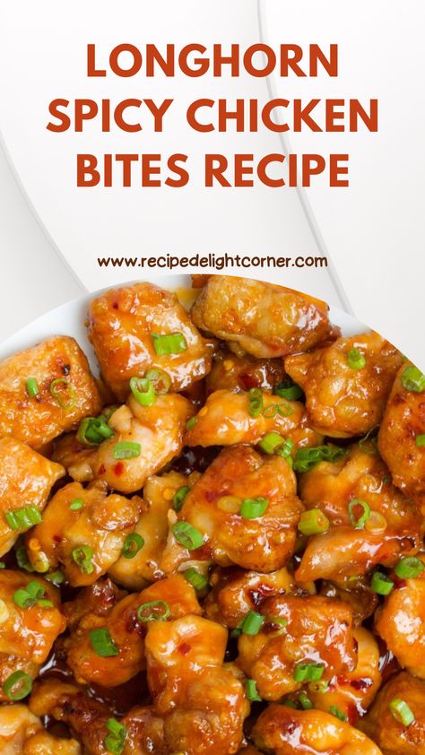 bites, Chicken bites, Longhorn Spicy Chicken Bites Recipe, Spicy Appetizer, Spicy chicken Spicy, Stir Fry, Pork, Brunch, Popular, Ideas, Low Carb Recipes, Drake, Snacks